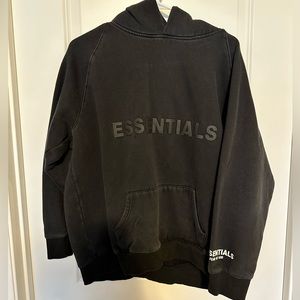 Essentials Black Hoodie